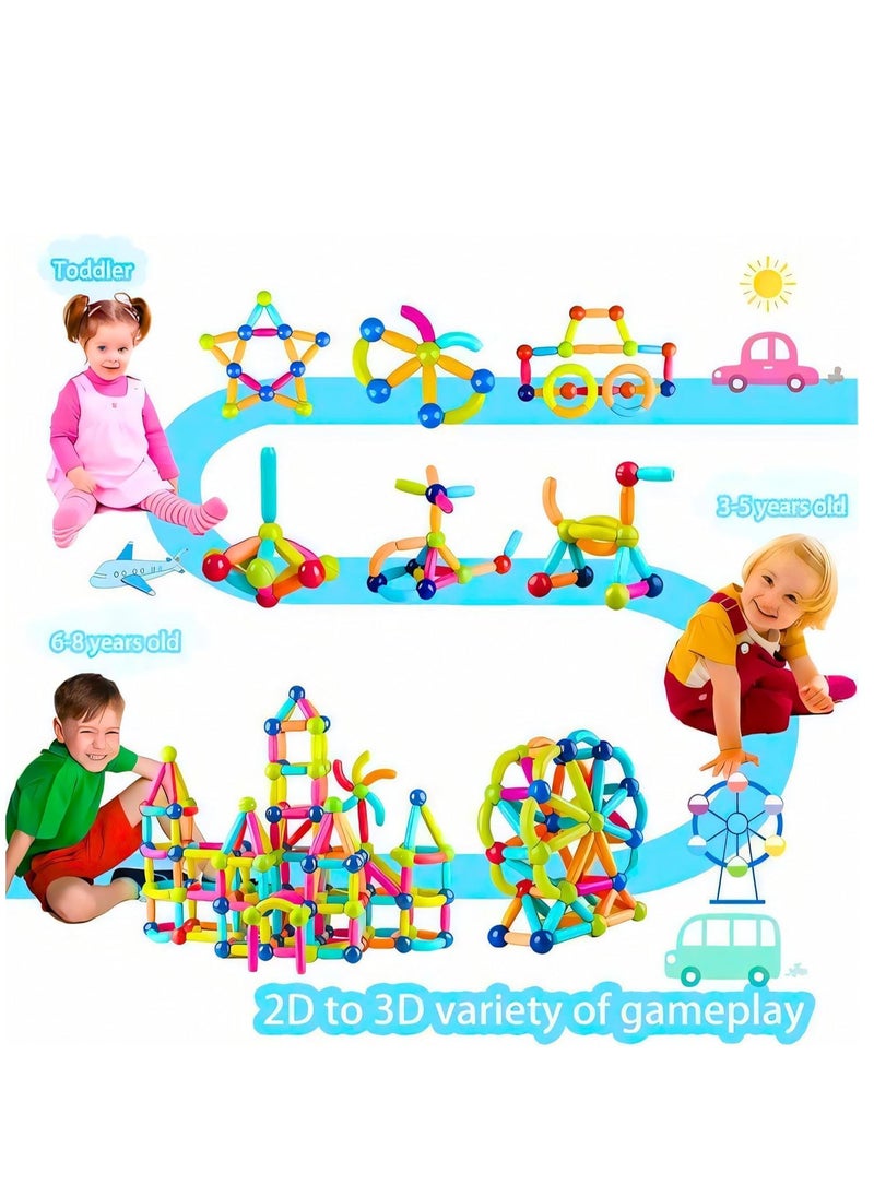 ARGT ARGT Magnetic Sticks & Balls Building Set | 42 PCS STEM Educational Construction Toy for Kids | Creative Magnetic Learning & Play  - Image 3