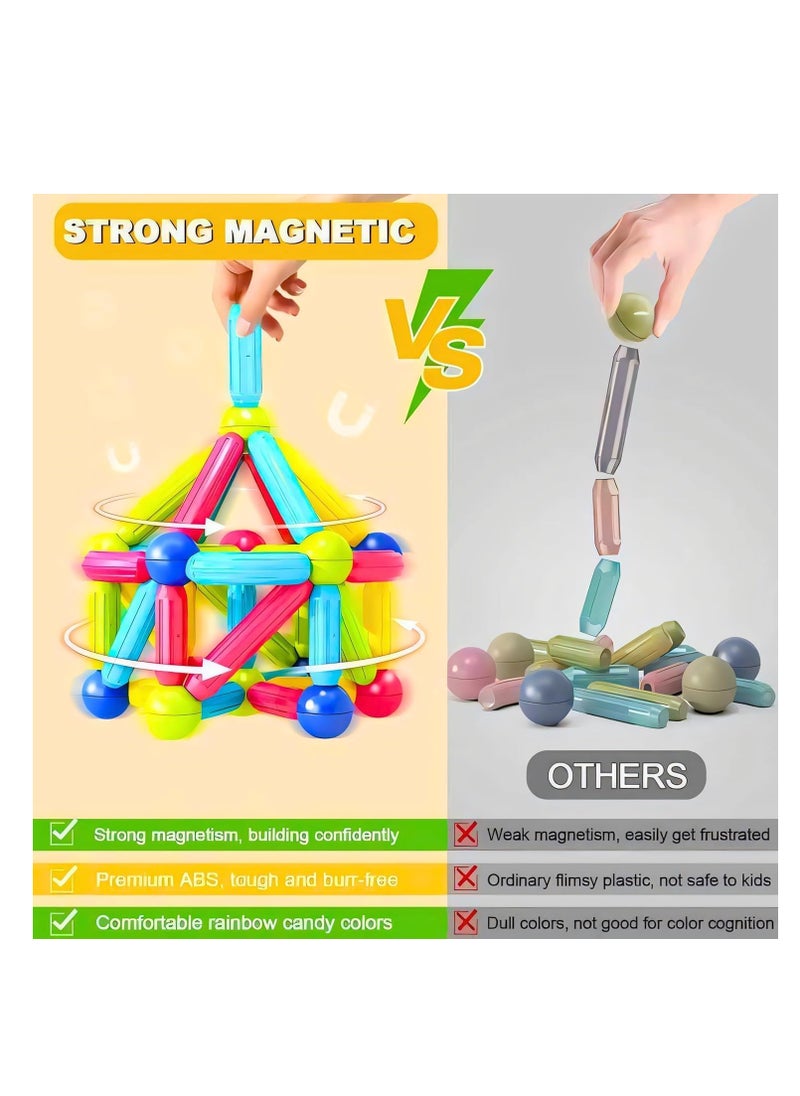 ARGT ARGT Magnetic Sticks & Balls Building Set | 42 PCS STEM Educational Construction Toy for Kids | Creative Magnetic Learning & Play  - Image 4