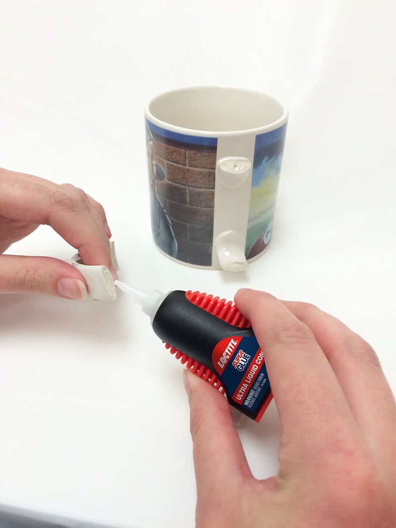 Loctite Super Glue Ultra Liquid Control, Clear, 0.14 fl oz Bottle, 6 Pack - Superglue for Plastic, Wood, Metal, Crafts & Repair, Cyanoacrylate Adhesive Instant Glue, Quick Dry - Image 5