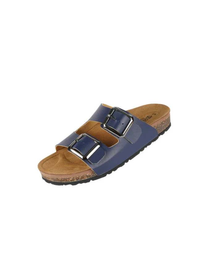 BiOCHIC Biochic Mens Double Strap Sandals 012-380 39900Q-Blue