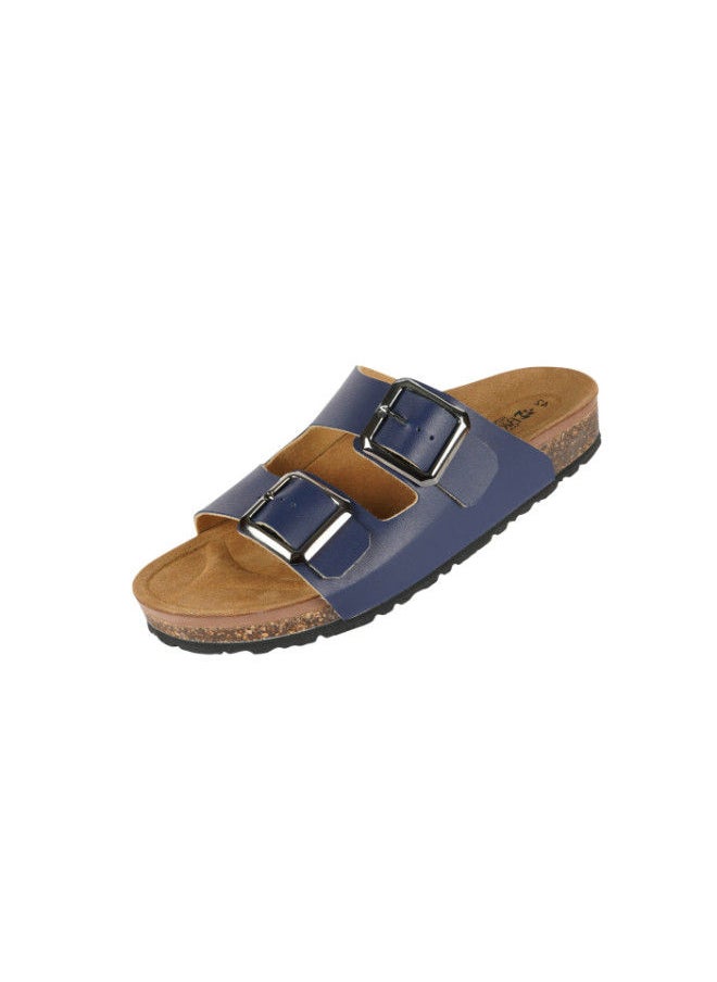 BiOCHIC - Biochic Mens Double Strap Sandals 012-380 39900Q-Blue - Image 1