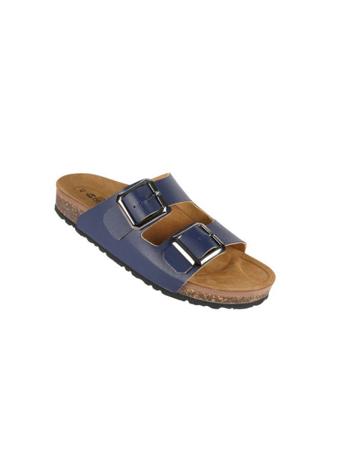 BiOCHIC - Biochic Mens Double Strap Sandals 012-380 39900Q-Blue - Image 1