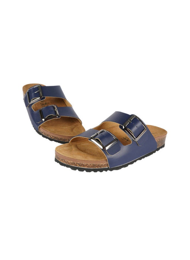 BiOCHIC - Biochic Mens Double Strap Sandals 012-380 39900Q-Blue - Image 1