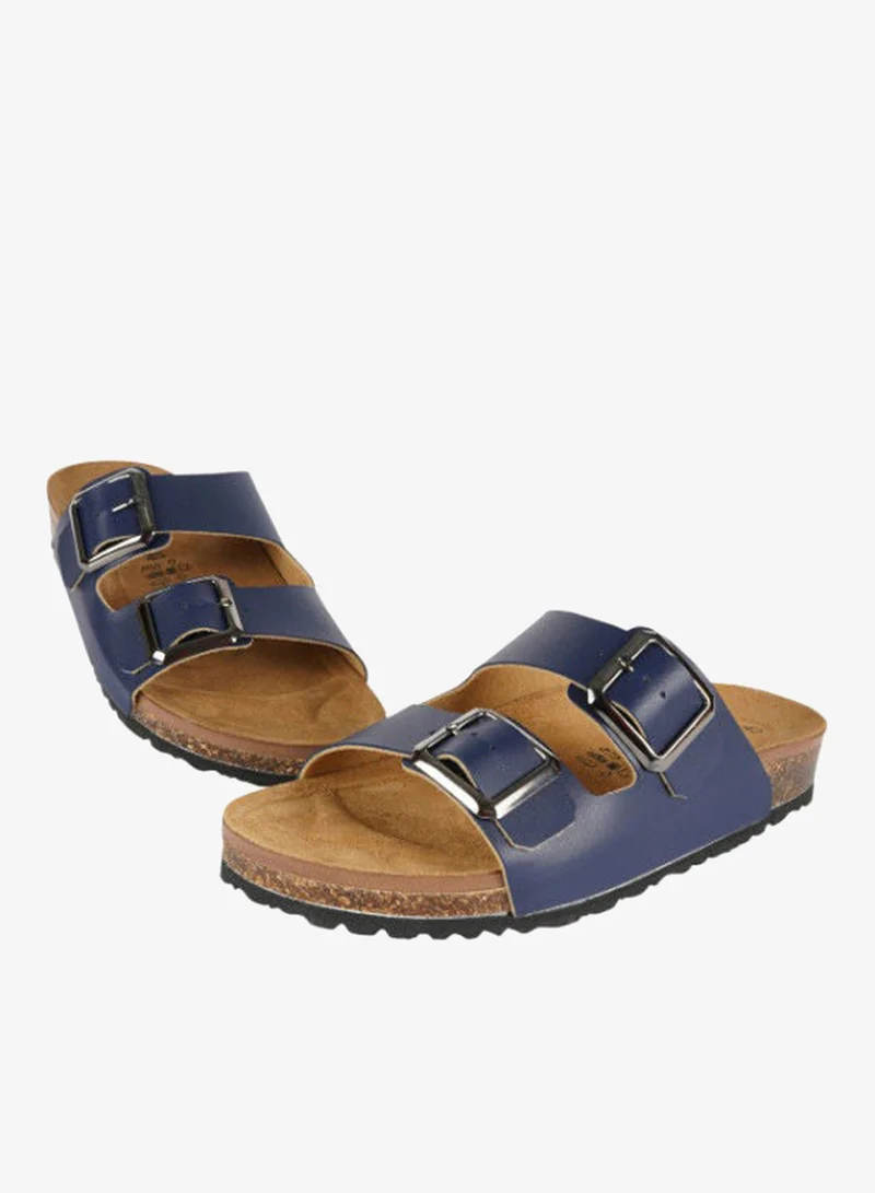 BiOCHIC Biochic Mens Double Strap Sandals 012-380 39900Q-Blue