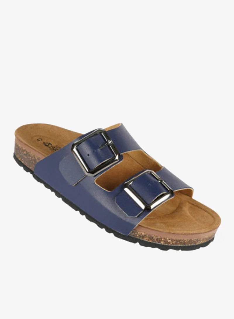 BiOCHIC Biochic Mens Double Strap Sandals 012-380 39900Q-Blue