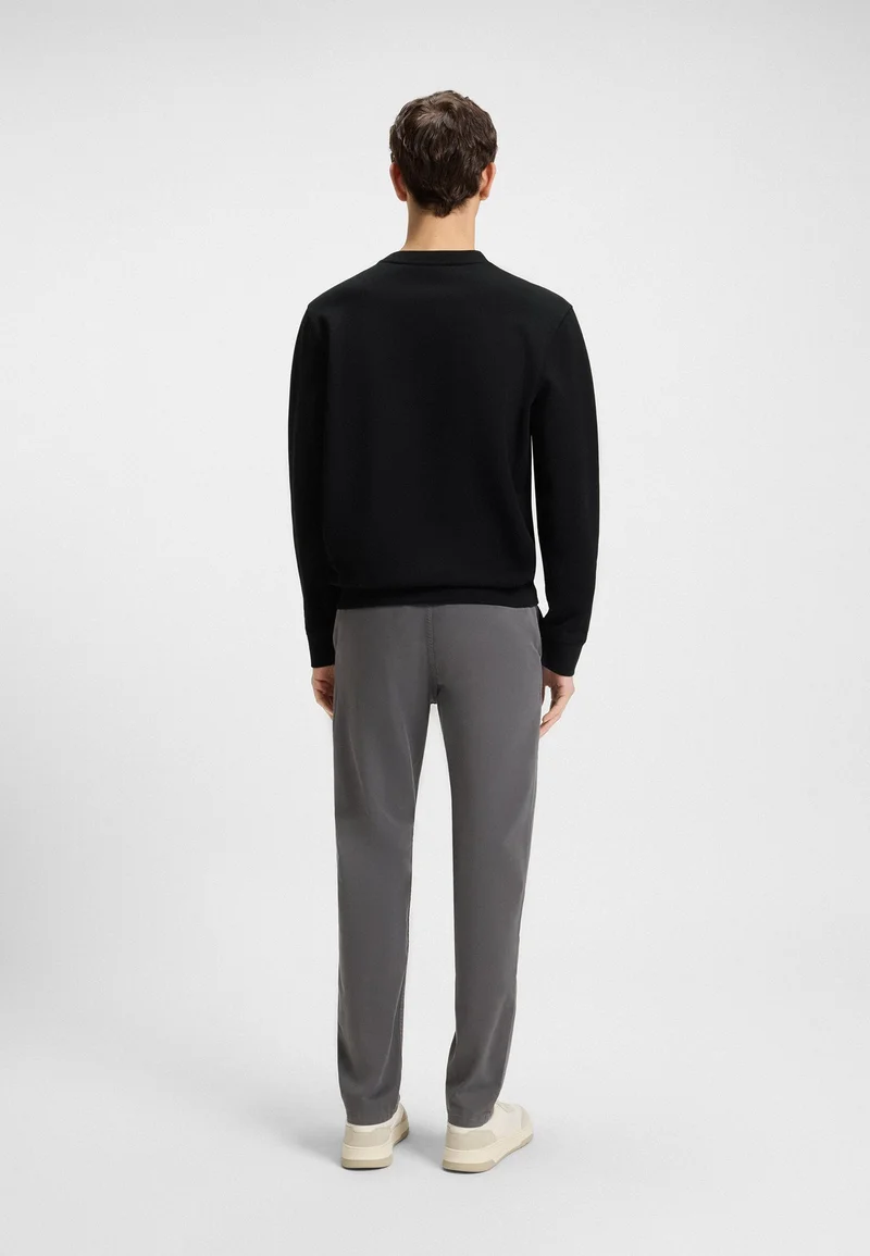 BOSS Cotton-terry sweatshirt with logo patch