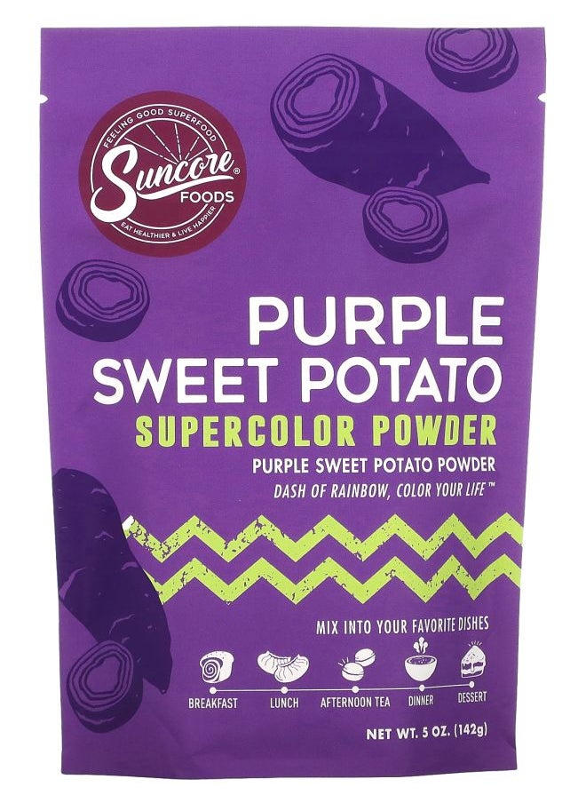 Suncore Purple Sweet Potato Supercolor Powder 5 oz (142 g) 