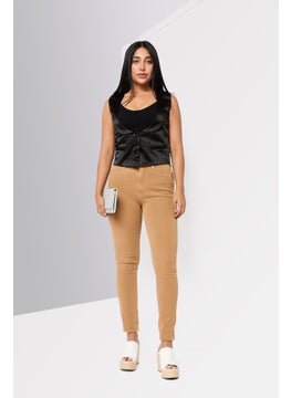 GUCCI Women Regular Fit U-Neck Waist Coat, Black  - Image 2