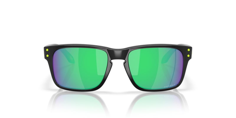 OAKLEY نظارات شمسية مستطيلة أوكلي OJ9014 هولبروك XXS، حبر أسود/بريزم جاد، 50 مم - Image 3