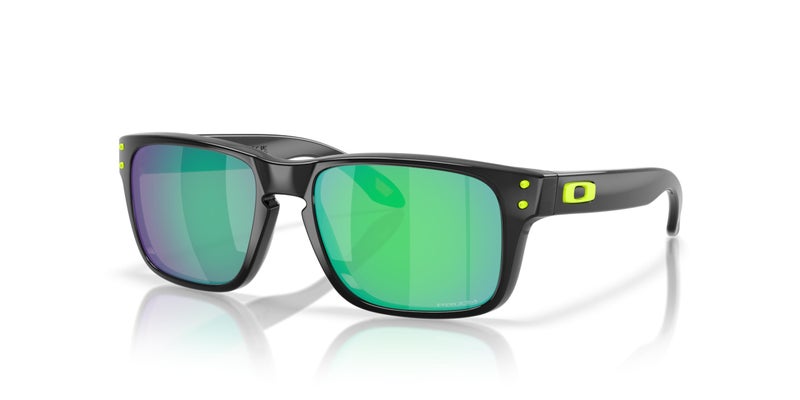 OAKLEY نظارات شمسية مستطيلة أوكلي OJ9014 هولبروك XXS، حبر أسود/بريزم جاد، 50 مم - Image 1