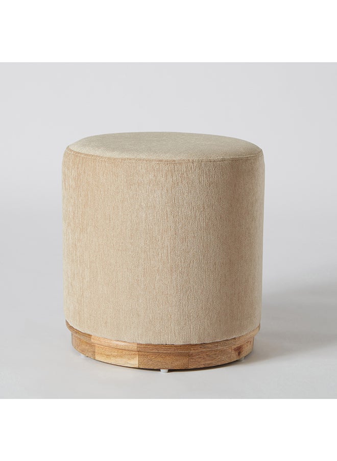Home Box - Beige Fabric Ottoman - Image 1