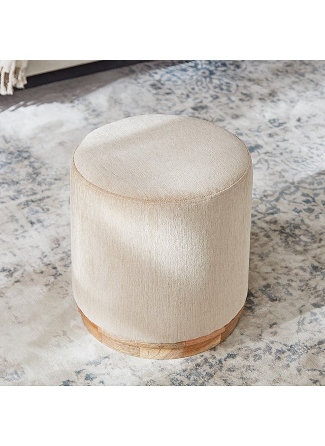 Home Box Beige Fabric Ottoman  - Image 2