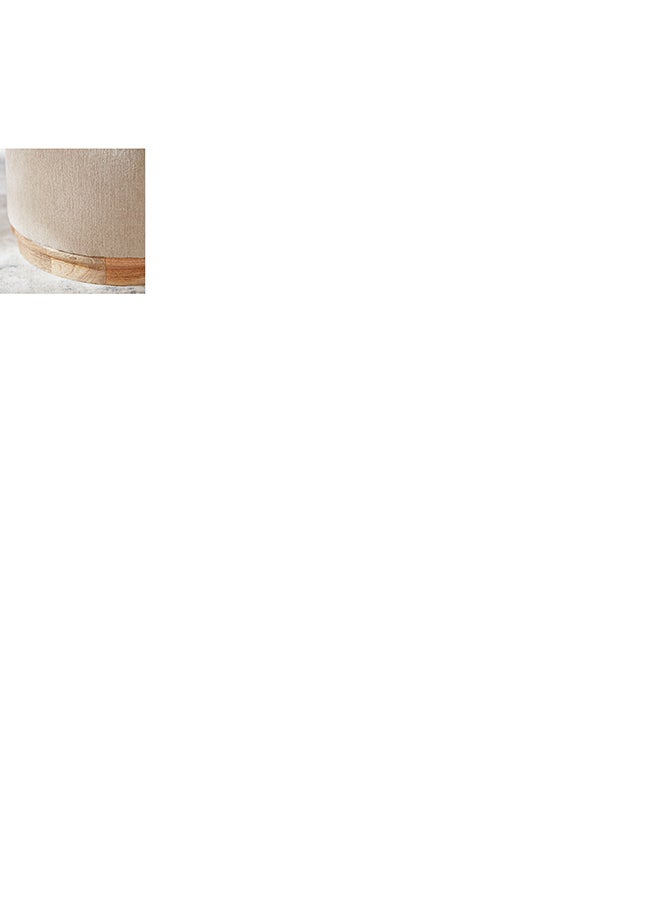 Home Box Beige Fabric Ottoman  - Image 4