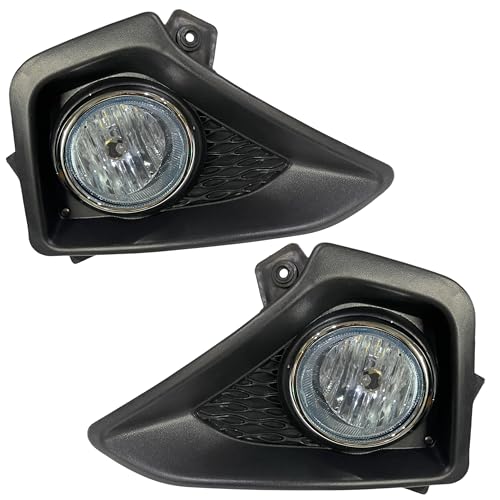 KD K D Fog Lamp Set for Hyundai i10 Grand 2013-2016, Halogen With Covers - Image 1