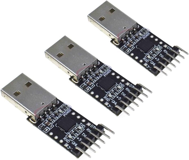 Senzooe 3 قطع وحدة USB 2.0 إلى TTL UART محول تسلسلي 6 دبوس FT232 CP2102 - Image 1