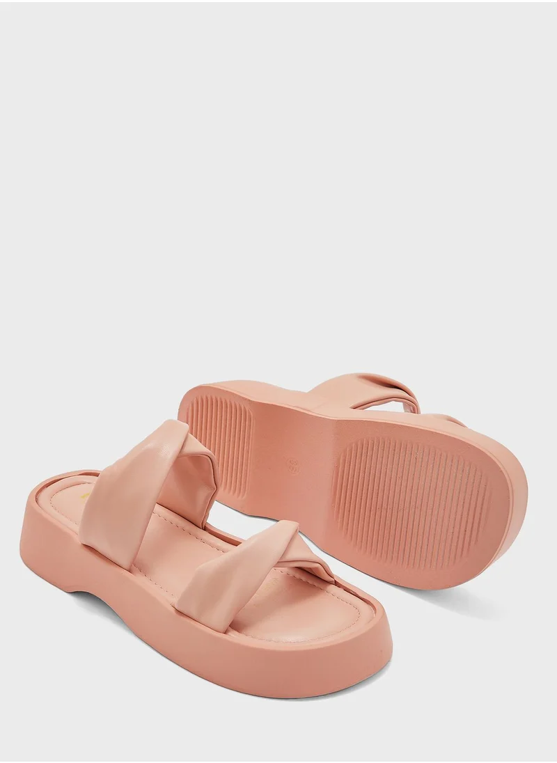 ELLA Double Strap Slides