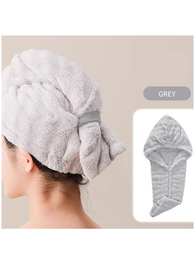 QINGYAN 3 Pack Large Hair Towel Wrap for Women, Soft Microfiber Hair Towel for Curly Hair, Fast Drying Hair Turbans with Elastic,Hair Drying Towel Wrap for Hair Care Anti Frizz - Image 3