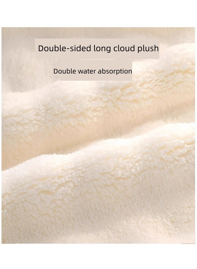 QINGYAN 3 Pack Large Hair Towel Wrap for Women, Soft Microfiber Hair Towel for Curly Hair, Fast Drying Hair Turbans with Elastic,Hair Drying Towel Wrap for Hair Care Anti Frizz - Image 5