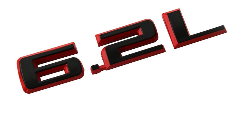 CDD New 2019-2021 6.2L Hood Emblems 3D Badge Replacement for Chevy Silverado 1500 2500HD (BlackRed) - Image 4