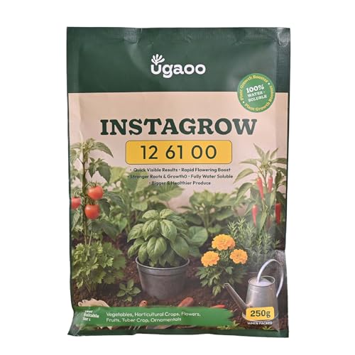 Ugaoo InstaGrow NPK 12:61:00 Fertilizer (250g) | High Phosphorus Water-Soluble Fertilizer for Fast Root & Flower Growth | Ideal for Fruits & Vegetables - Image 1