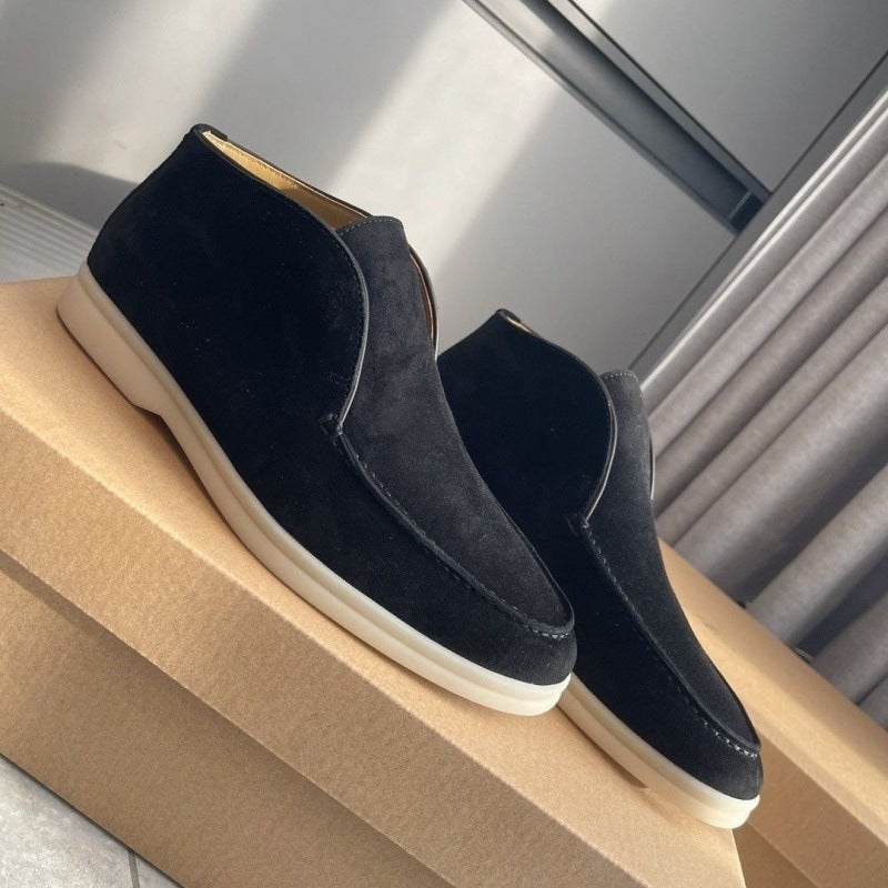 2025 Autumn 0391 Low-Key Casual Leather Shoes With Breathable, Non-Slip And Lightweight Shoes That Can Be Worn At Any Time - Image 1