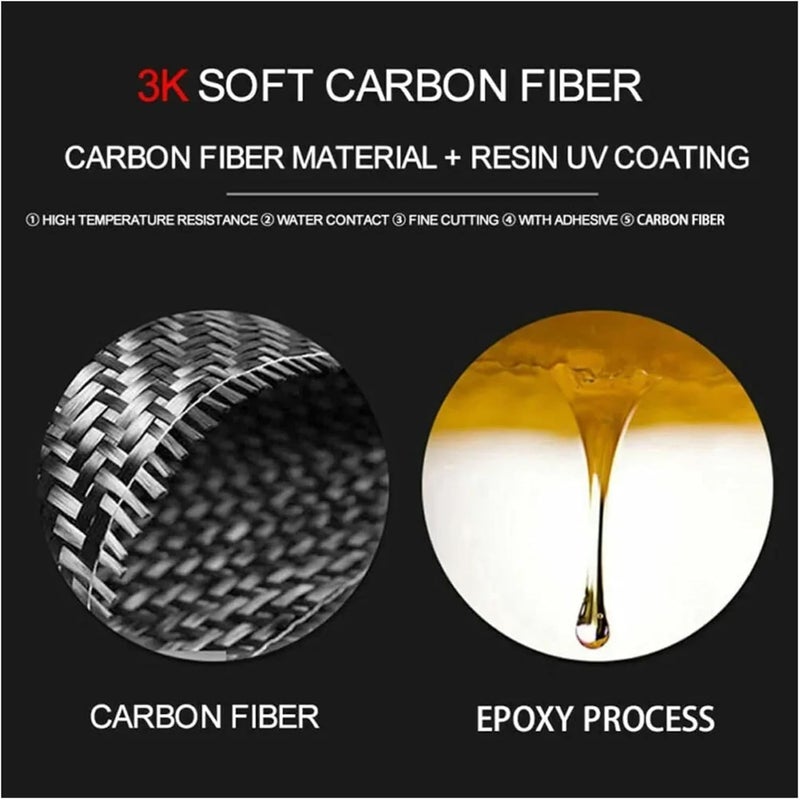 Wivplex Carbon Fiber Steering Wheel Button Cover for Lexus IS250/300/350 - Image 5