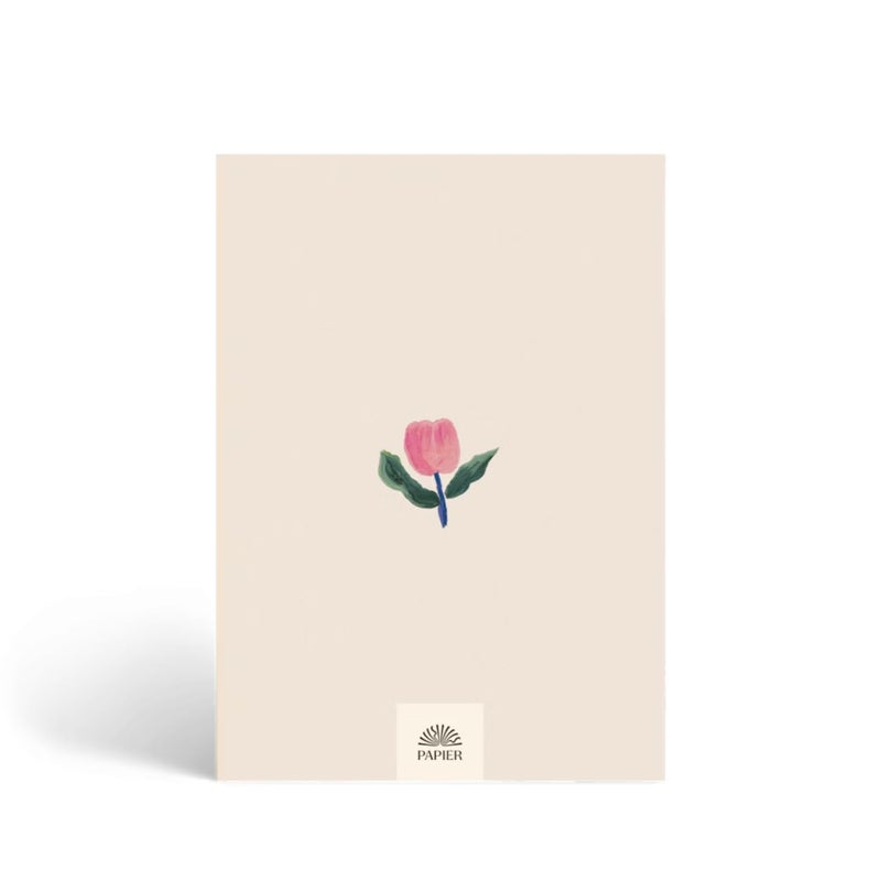 Papier Tulip Vase 12 Week Wellness Journal - Floral Hardback | Log Intentions Sleep & Energy, Morning & Evening | Weekly & Monthly CheckIn | Undated Planner | Reflection & Mindfulness | Self Care Gift - Image 2