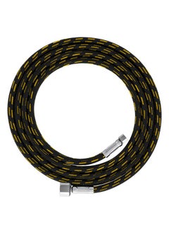 Premium 6 Foot Nylon Braided Airbrush Hose With Standard 1/8 Size Fitting On One End And A 1/4 Size Fitting On The Other End (Hose Color May Vary)
