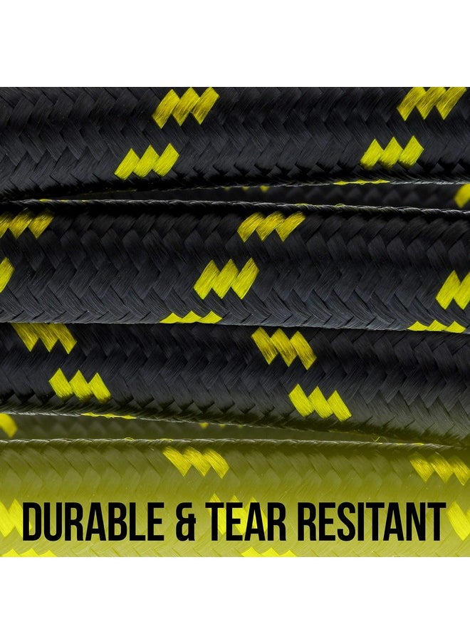 Master Airbrush - Premium 6 Foot Nylon Braided Airbrush Hose With Standard 1/8 Size Fitting On One End And A 1/4 Size Fitting On The Other End (Hose Color May Vary) - Image 1