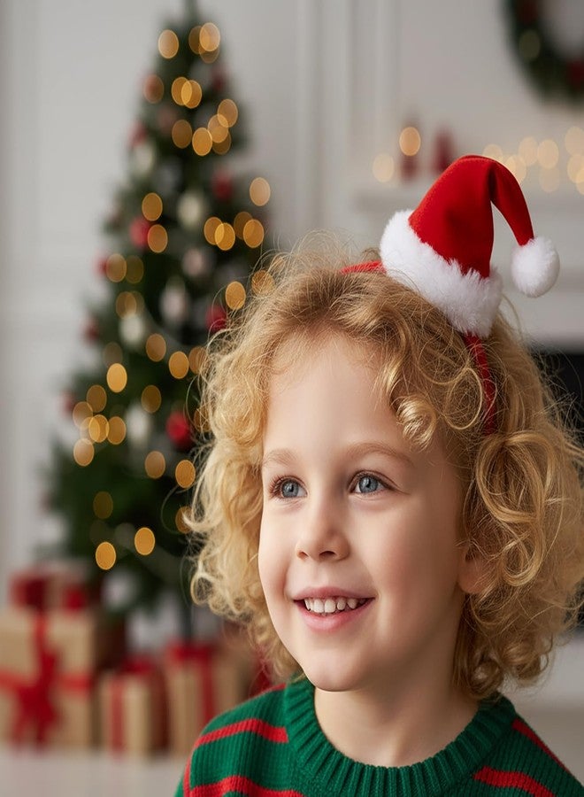 ForBaysy 2PCS Christmas Headbands For Women and Girls Santa Xmas Hat Reindeer Hairloop For Christmas Party Decoration Headwear - Image 3
