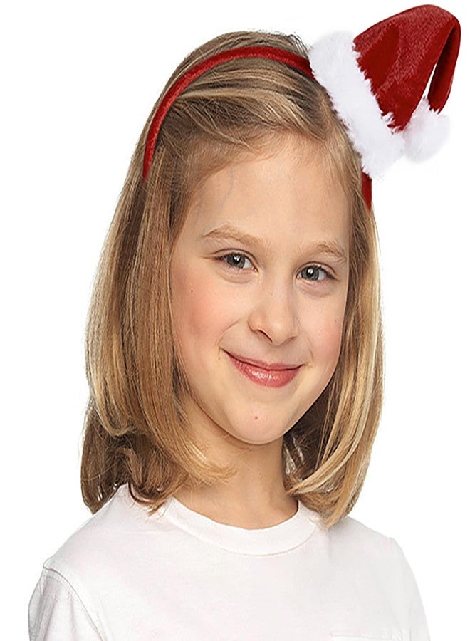 ForBaysy 2PCS Christmas Headbands For Women and Girls Santa Xmas Hat Reindeer Hairloop For Christmas Party Decoration Headwear - Image 2
