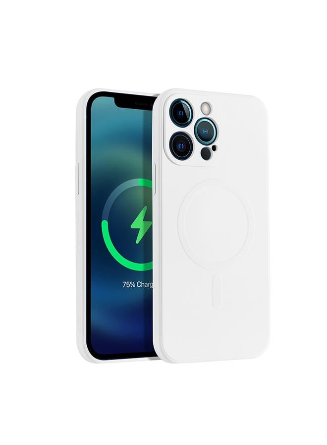 اس-توب جراب لهاتف iPhone 13 Pro Max من السيليكون السائل بتغطية كاملة ومضاد للصدمات من Magsafe - Image 1