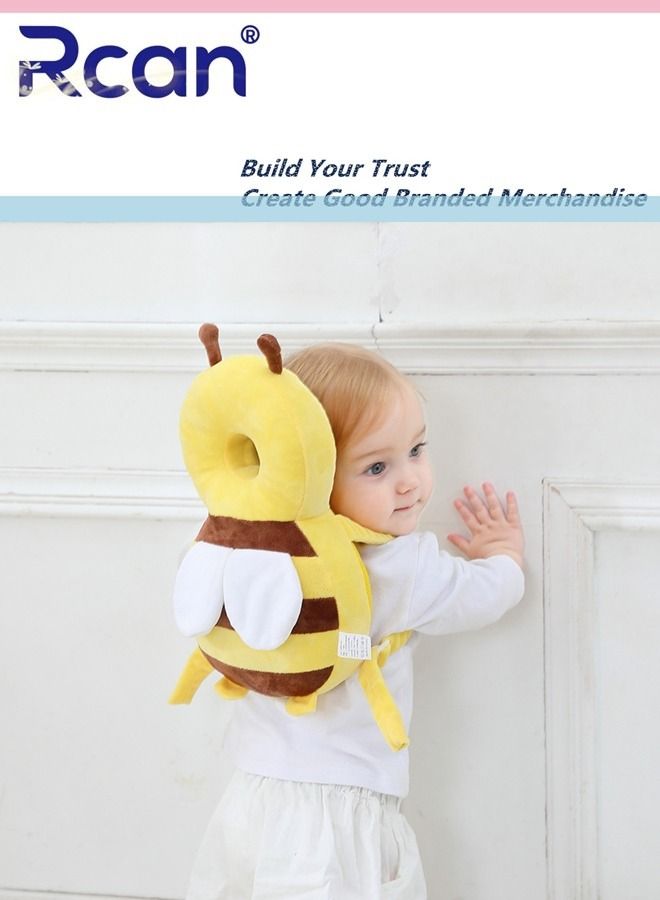 ركان واقي رأس للأطفال الصغار وسادة أمان للرأس قابلة للتعديل للأطفال الصغار وسادة أمان للرأس وحقيبة ظهر لحماية ظهر الطفل للزحف والمشي لعمر 4-24 شهرًا - Image 1