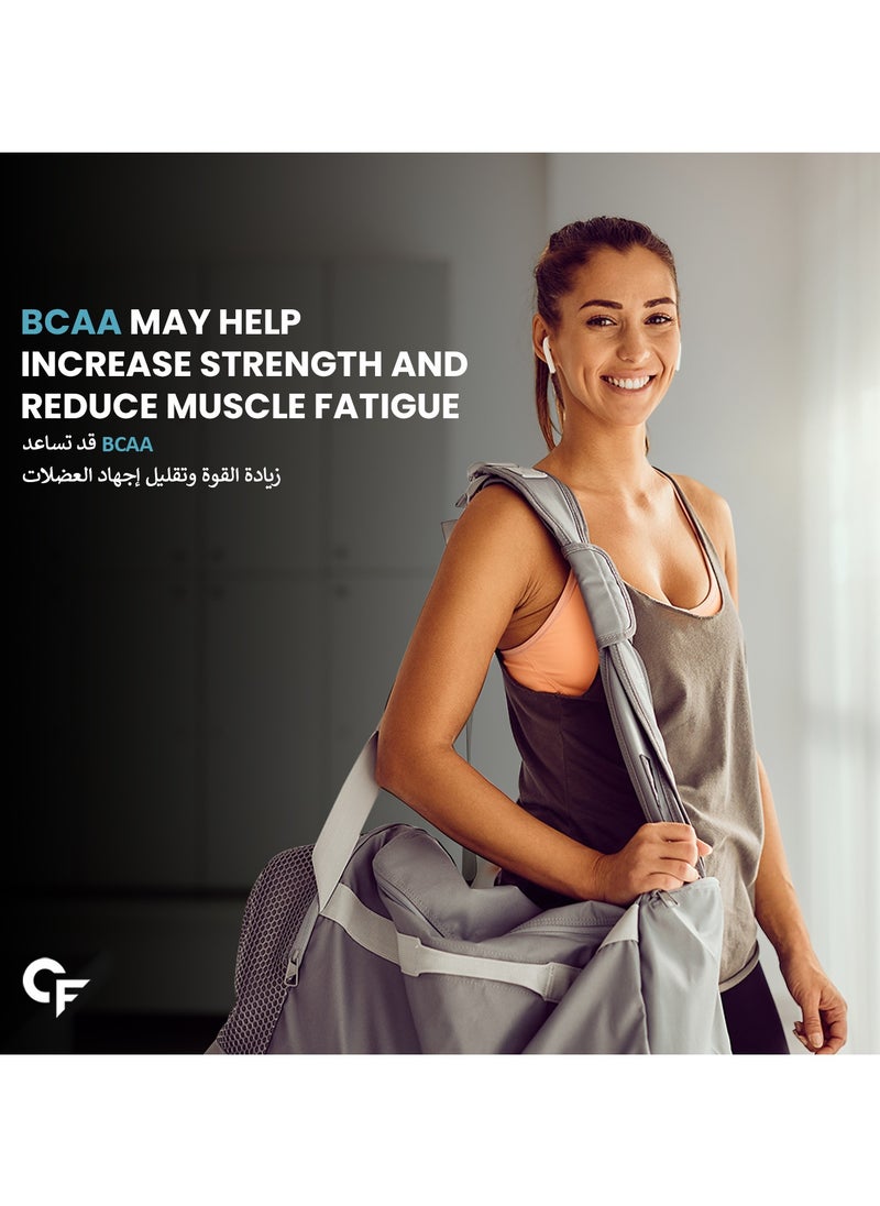 CARBAMIDE FORTE Carbamide Forte BCAA Powder 5000mg | BCAA Supplement For Women & Men Muscle Growth | BCAA Pre Workout & BCAA Intra Workout Supplement For Muscle Recovery | BCAA For Men | BCAA Supplements For Men & Women 7g Serving with Ideal 2:1:1 Ratio | BCAA BlueBerry Flavour - 210g Powder  - Image 5