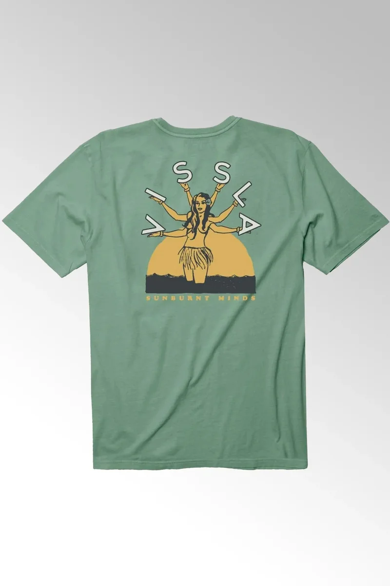 Vissla So Burnt SS PKT Tee Pine