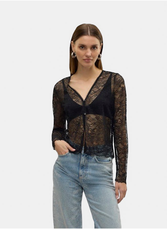 VERO MODA VERO MODA Womens Anna Longsleeve Cardigan  - Image 1