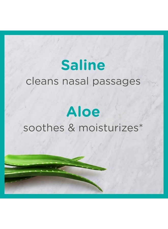 Zarbee's Baby Nasal Saline Spray, Soothing Sterile Mist with Aloe, Newborns & Up, Cleansing Nose Relief, 3Fl Oz - Image 2