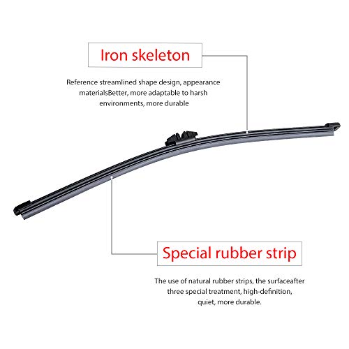 OTUAYAUTO Replacement for BMW X3 F25 2011-2017, Rear Windshield Wiper Arm Blade Set - OTUAYAUTO Factory OEM Style - Image 4