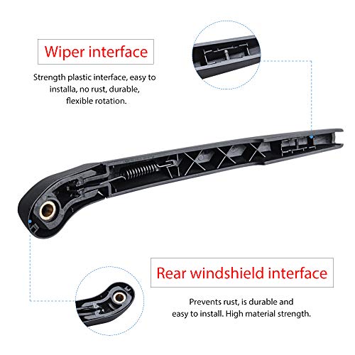 OTUAYAUTO Replacement for BMW X3 F25 2011-2017, Rear Windshield Wiper Arm Blade Set - OTUAYAUTO Factory OEM Style - Image 3