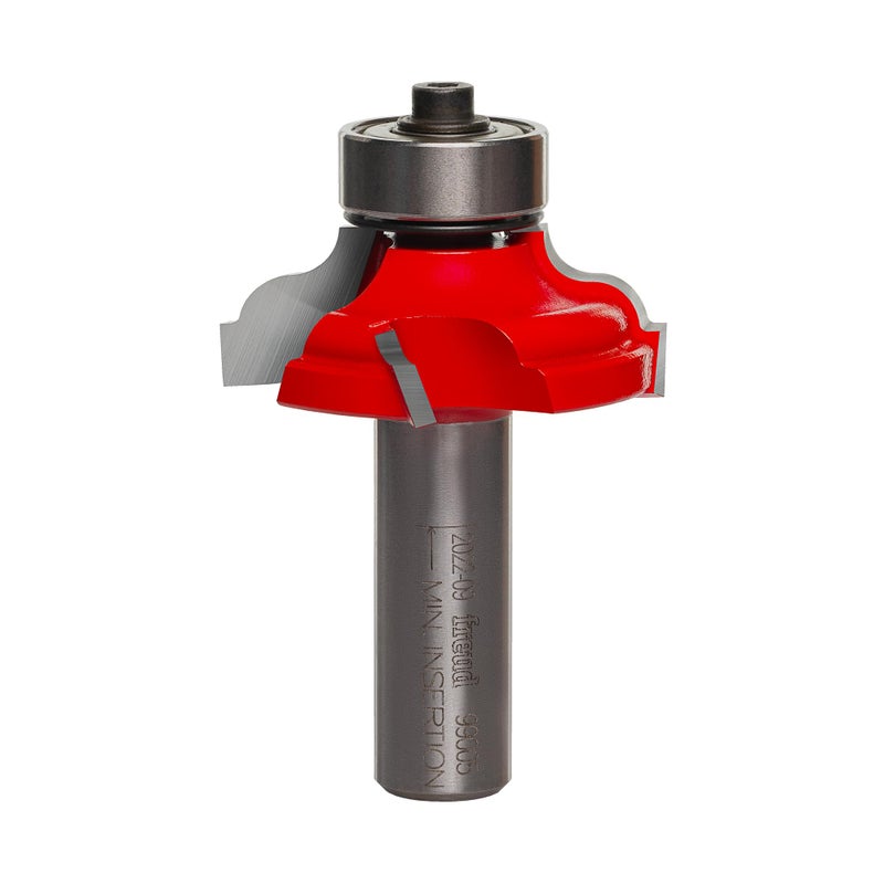Freud Classical Roman Ogee Bit for Decorative Edge Treatment - Ideal for Cabinets, Molding, and Furniture - 1-3/8" Quadra-Cut Diameter, 1/2" Shank - 99-005 - Image 1