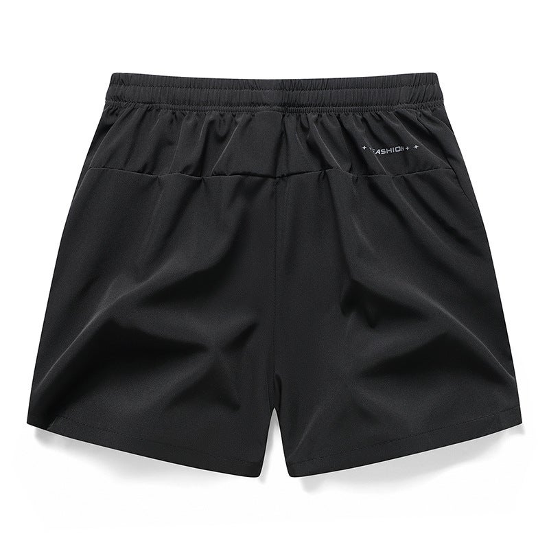 Shorts Mens Summer Loose Casual Pants Mens Thin Casual Quick-drying Running Sports Fitness Three-point Pants for Boys ink blue - Image 5