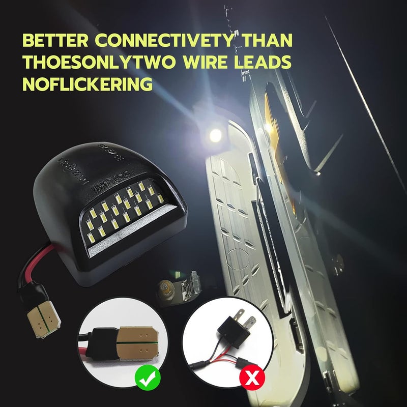 RBOKO LED License Plate Light Assembly - 2Pcs - Image 4