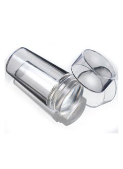 KHAJUL Clear Jelly Soft Silicone Nail Art Stamping Stamper with Cap Image Plate Manicure Tools DIY Polish Kit  - Image 4