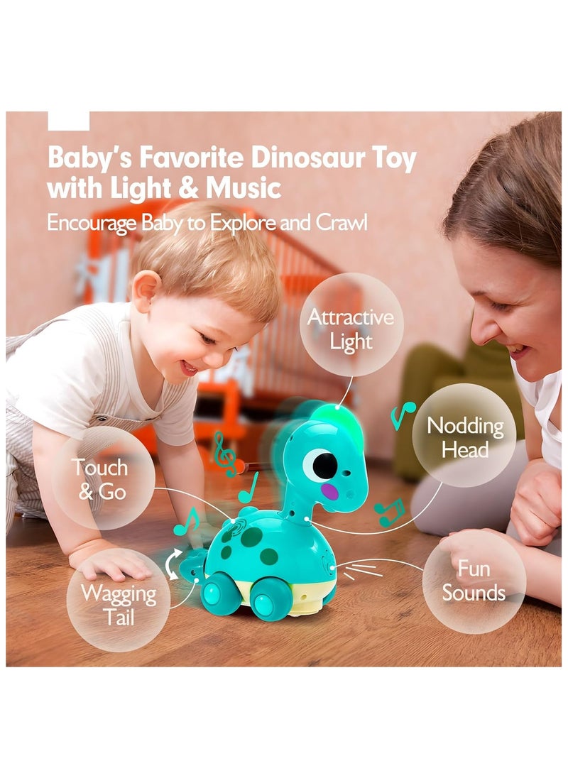 HOLA - Baby Toys 6-12 Months Toys for Ages 0-2 Touch & Go Music Light Baby Toys 12-18 Months, Toys for 1 Year Old Boy Toys Birthday Gift, 9 6 Month Old Baby Toys 6 to 12 Months Baby Boy Toys Infant Toys - Image 1