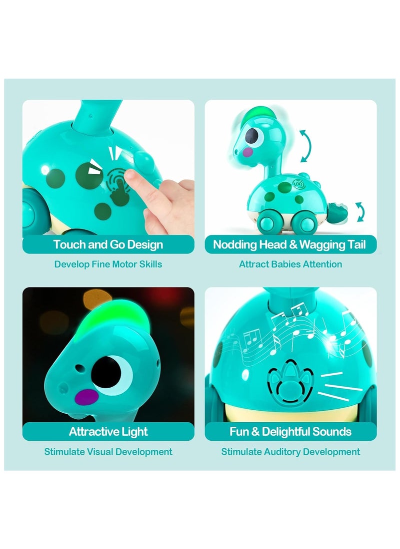 HOLA - Baby Toys 6-12 Months Toys for Ages 0-2 Touch & Go Music Light Baby Toys 12-18 Months, Toys for 1 Year Old Boy Toys Birthday Gift, 9 6 Month Old Baby Toys 6 to 12 Months Baby Boy Toys Infant Toys - Image 1