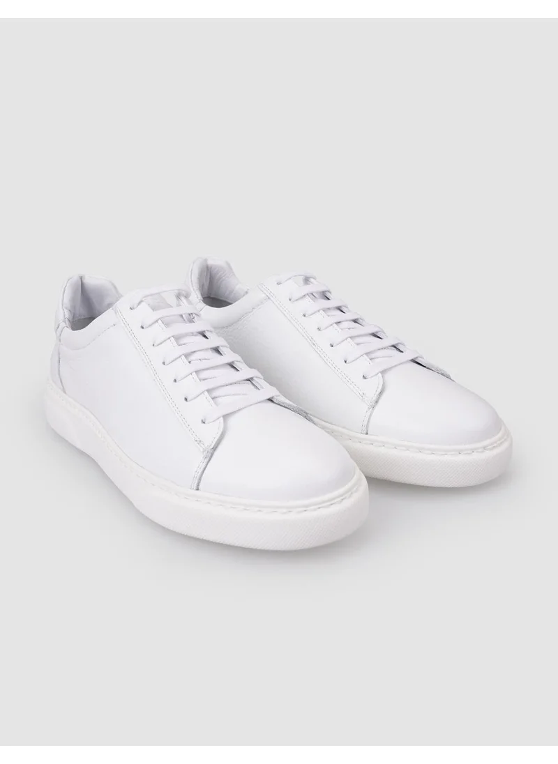 Cabani Leather White Men's Sneakers
