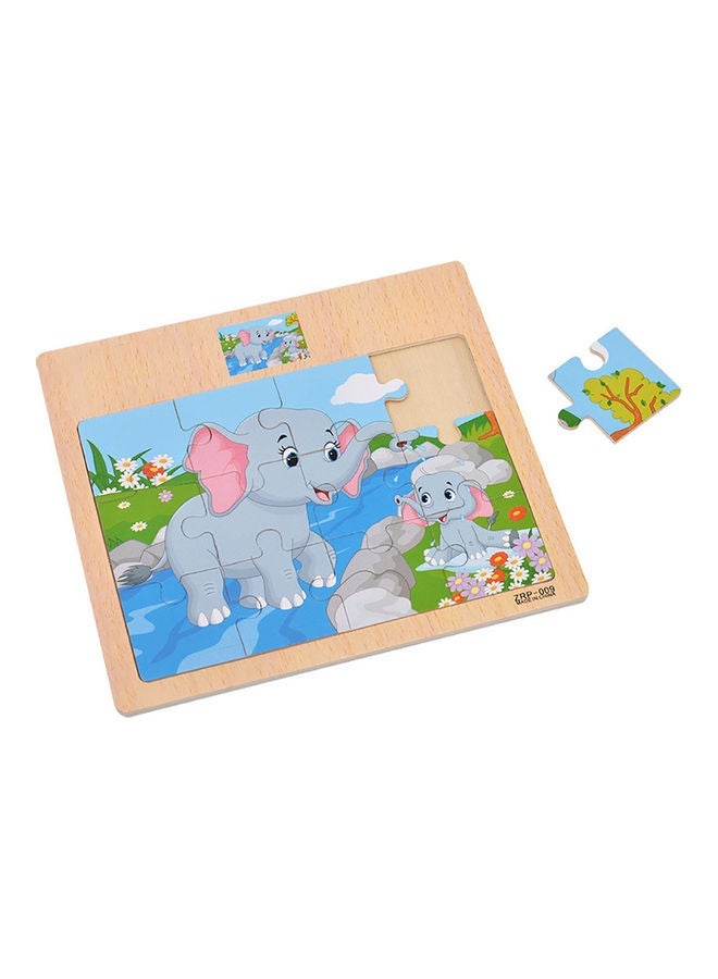 NIBEMINENT Wooden Animal Themed Jigsaw Puzzles Set  - Image 5
