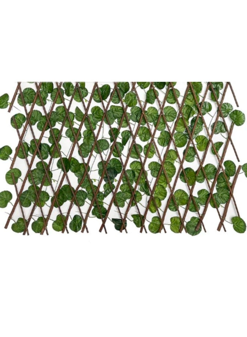 THE ARTFUL BLEND Artificial Green Leaves Vine – Realistic Fake Leaf Garland for Home & Wall Decoration – Hanging Greenery Plant for Indoor Décor, Balcony, Office & Events - Image 1