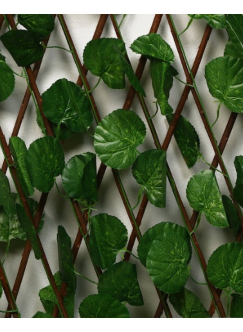 THE ARTFUL BLEND Artificial Green Leaves Vine – Realistic Fake Leaf Garland for Home & Wall Decoration – Hanging Greenery Plant for Indoor Décor, Balcony, Office & Events - Image 2