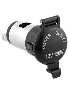SOLDOUT Car Accessories Waterproof Heat Resisting Plastic Power Socket DC 12V 120W Motorcycle Car Tractor Cigarette Lighter Plug Outlet  - Image 1
